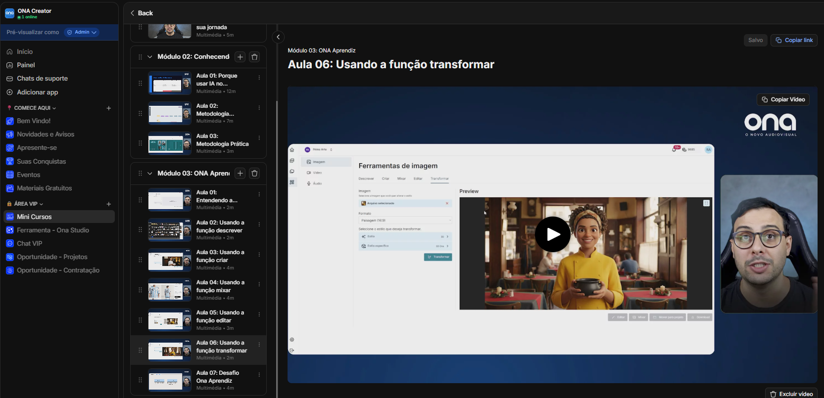 Plataforma ONA Creator Community